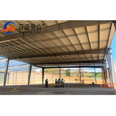 Construction en acier préfabriqué pour atelier et entrepôt