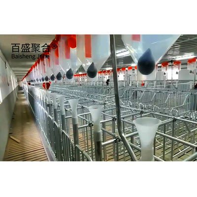 bâtiment de ferme préfabriqué en acier avec service de pliage et fenêtre en alliage d'aluminium