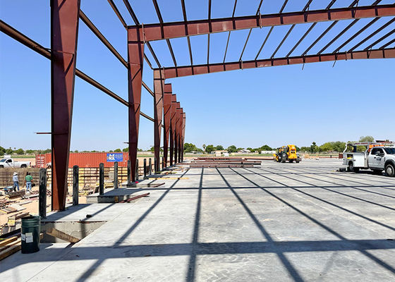 Q355 Q235B Supermarché de qualité acier Chambres en acier préfabriquées pour la construction de structures en acier