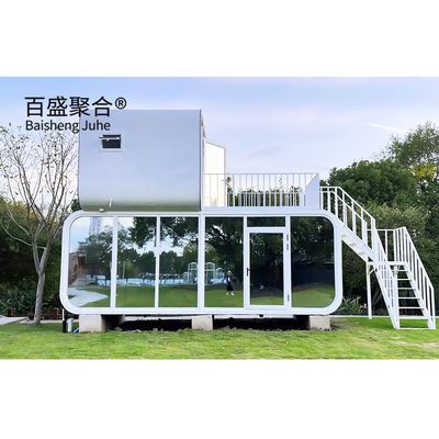 Maison de conteneurs de couleur personnalisée pour la vie en extérieur moderne Maison préfabriquée Apple Cabin