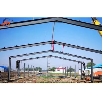 Cadre principal en acier léger Q345 Q235 Structure préfabriquée en acier Atelier entrepôt