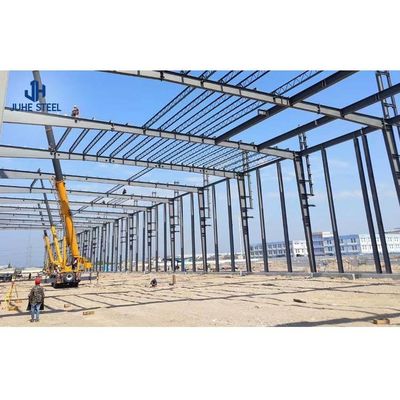Cadre principal en acier léger Q345 Q235 Structure préfabriquée en acier Atelier entrepôt