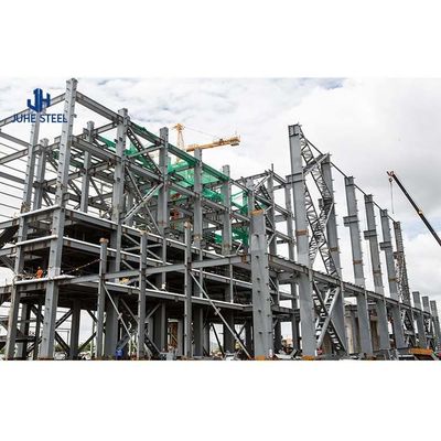 Cadre principal en acier léger Q345 Q235 Structure préfabriquée en acier Atelier entrepôt