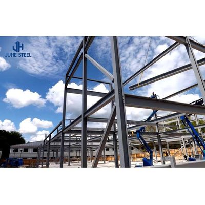 Cadre principal en acier léger Q345 Q235 Structure préfabriquée en acier Atelier entrepôt