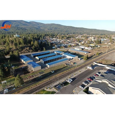 Facile d'assemblage d'une structure en acier galvanisé préfabriqué pour une construction rapide
