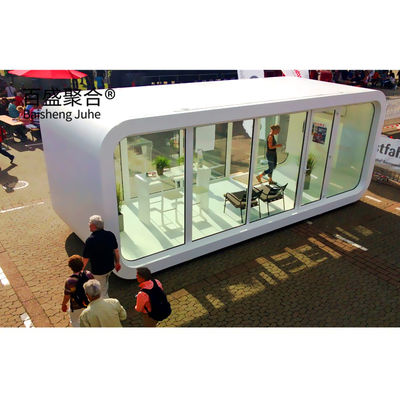 Maison de kiosque pomme 20 pieds 40 pieds cadre en acier galvanisé extérieur cabine de bureau moderne préfabriquée
