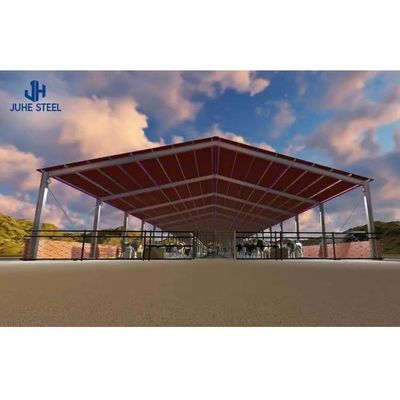 Maison préfabriquée agricole à deux étages en acier par tonne avec certificat ISO9001 2008/CE/BV