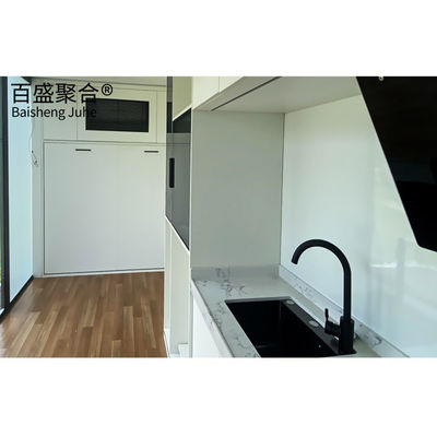 Maison de capsule spatiale préfabriquée pour l'hôtel Villa Maison de conteneur de cabine modulaire moderne