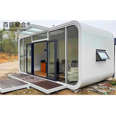 Small House Office Pod with Furniture Villa de design moderne avec une cabine Apple extensible