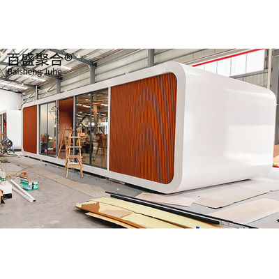 Small House Office Pod with Furniture Villa de design moderne avec une cabine Apple extensible