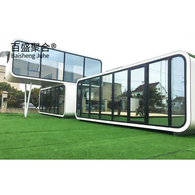 Maison préfabriquée de conception modulaire personnalisée pour vivre et travailler dans la décoration paysagère