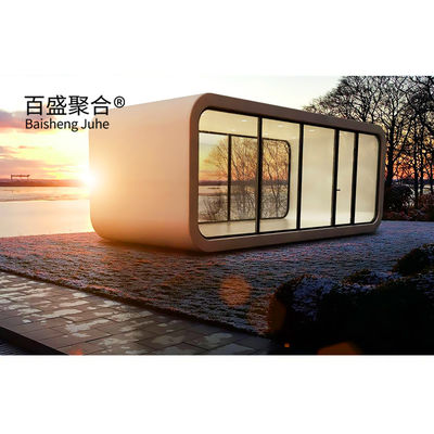 Maison préfabriquée de conception modulaire personnalisée pour vivre et travailler dans la décoration paysagère