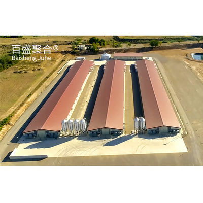 bâtiment de ferme préfabriqué en acier avec un canal en acier en forme de C.Z.
