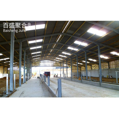 Construction préfabriquée sur mesure de structure en acier bâtiment industriel avec salle à charpente métallique