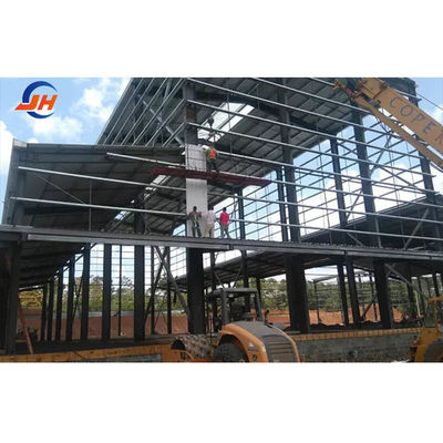 Atelier de construction en acier standard AiSi pour dessins sur mesure et cadre métallique préfabriqué