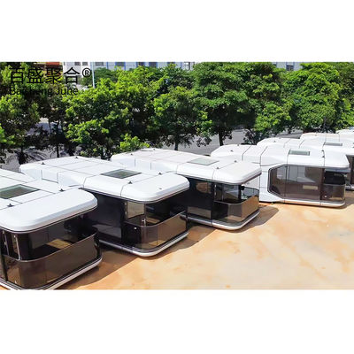 Style de conception moderne Couleur personnalisée Capsule spatiale Smart Home AI Voice Container House