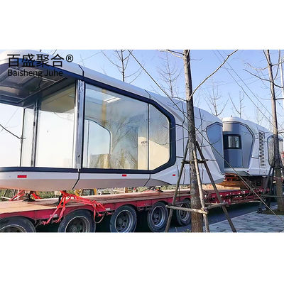 Style de conception moderne Couleur personnalisée Capsule spatiale Smart Home AI Voice Container House