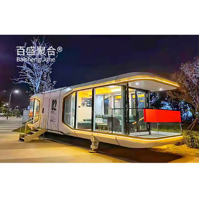 Style de conception moderne Couleur personnalisée Capsule spatiale Smart Home AI Voice Container House