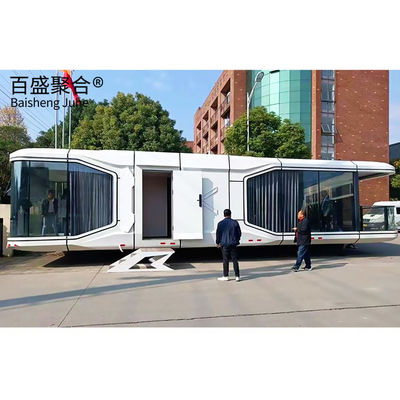 Expédition spéciale maison de capsule spatiale préfabriquée pour un camping-resort écologique
