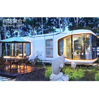 Maison modulaire spatiale moderne avec cadre en acier galvanisé