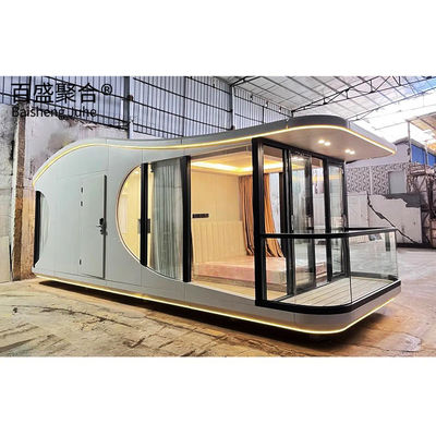 Maison modulaire spatiale moderne avec cadre en acier galvanisé