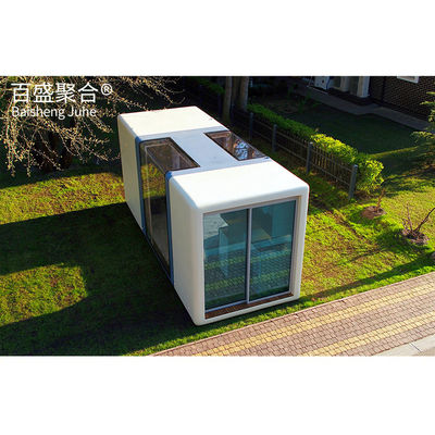 Maison modulaire spatiale moderne avec cadre en acier galvanisé