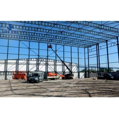 Structure d'acier à grande portée cadre d'usine prix d'entrepôt préfabriqué dans l'application de stockage