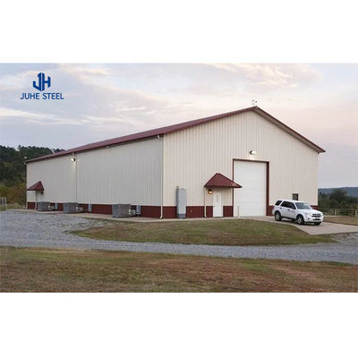 Q235 Q355 Matériau Maison de ferme porcine Structure en acier pour le traitement de la flexion et la partie du cadre
