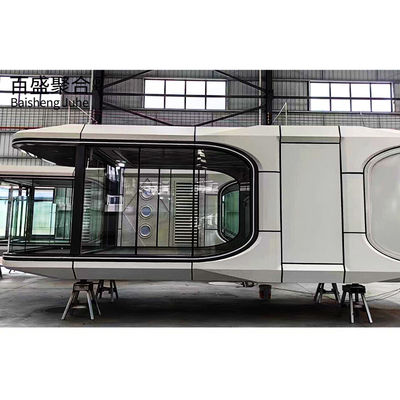 Transport et chargement Simplifié 20ft Flat Pack Container maison pour la vie dans la capsule spatiale