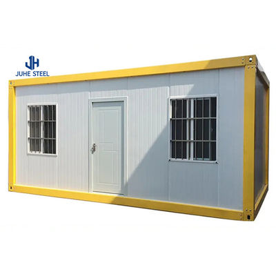 Maison de conteneurs de transport préfabriquée avec fenêtre coulissante en PVC