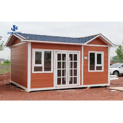 Maison de conteneurs de transport préfabriquée avec fenêtre coulissante en PVC