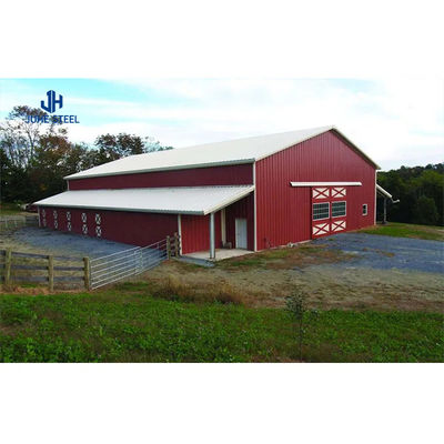 Easy to Assemble Modern Livestock Cattle Shed avec une tolérance de ± 1% et une norme AiSi