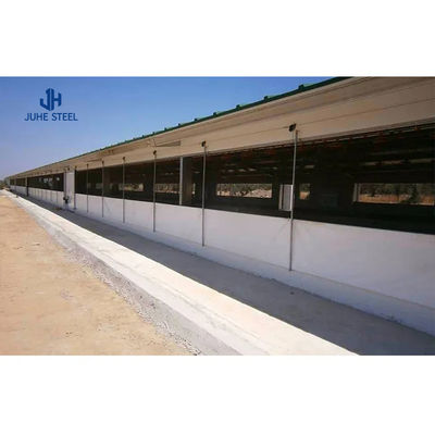 Travaux d'usine Application des champs d'élevage Abri du bétail Tente de bétail avec structure en acier léger