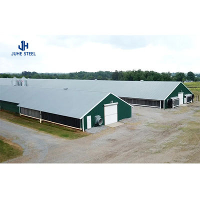 Maison en acier à feuille unique pour l'élevage dans les bâtiments métalliques agricoles