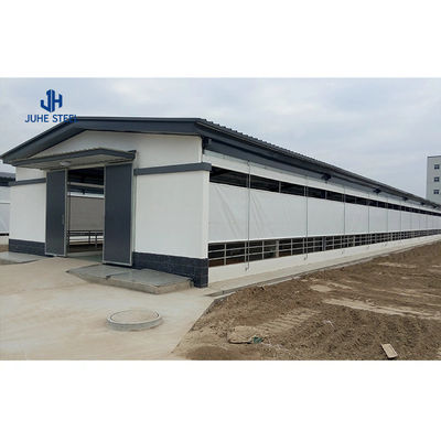 Maison en acier à feuille unique pour l'élevage dans les bâtiments métalliques agricoles