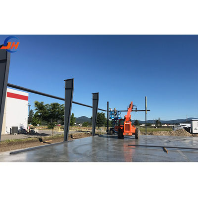 15*30*3 Matériau de construction préfabriqué pour entrepôts en acier avec conception légère