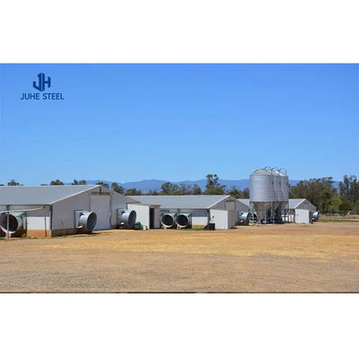 AiSi standard de soudage de la ferme de vache laitière Shed House avec traitement personnalisé