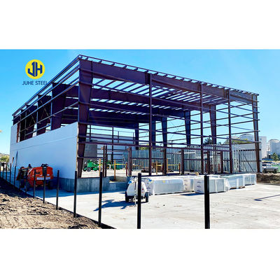 Grade Q345 Q235 Charpente principale en acier léger Conception de bâtiment d'entrepôt préfabriqué en métal