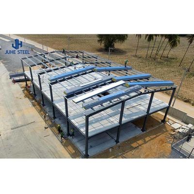Acier léger Q355 Q235 Cadre principal courte période de construction entrepôt préfabriqué