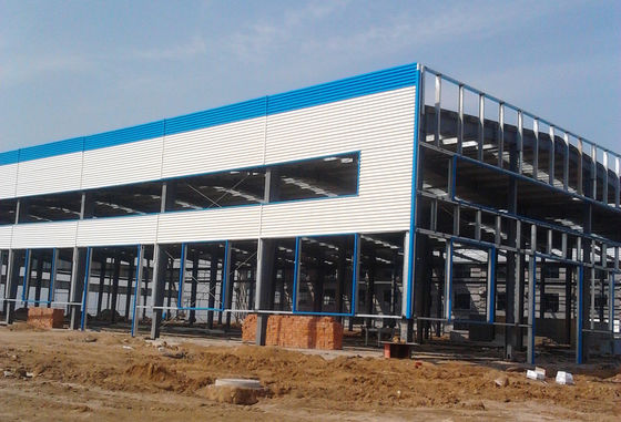 Construction d'un entrepôt de grande largeur pré-construit avec fenêtre en alliage d'aluminium