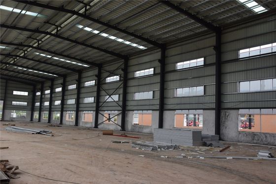 Construction d'un entrepôt de grande largeur pré-construit avec fenêtre en alliage d'aluminium