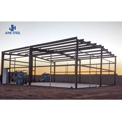 Atelier de construction d'acier entrepôt hangar maison avec poutre H de large portée et poteaux I poutre