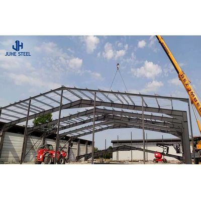 Acier léger Q355 Q235 Cadre Structure préfabriquée en acier Hangar pour entrepôt Maison d'atelier