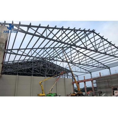 Acier léger Q355 Q235 Cadre Structure préfabriquée en acier Hangar pour entrepôt Maison d'atelier