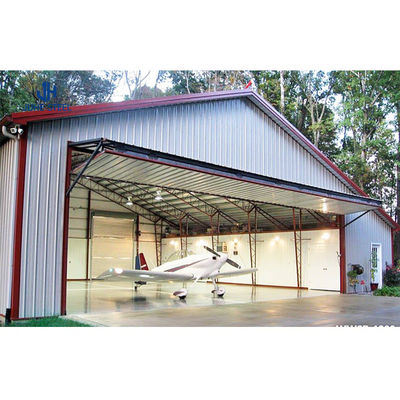 Hangar d'aéronefs à structure en acier préfabriqué abordable avec certificat ISO9001 2008/CE/BV