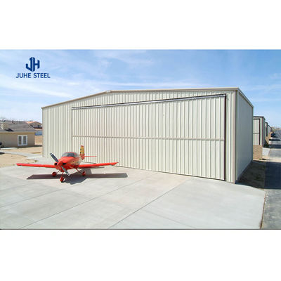 Hangar d'aéronefs à structure en acier préfabriqué abordable avec certificat ISO9001 2008/CE/BV