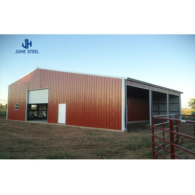 Bâtiment métallique auto-entreposé sur mesure avec structure en acier à faible teneur en carbone Q235B/Q345B
