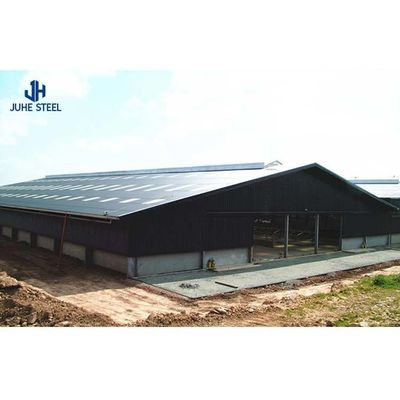 Structure préfabriquée en acier, écurie de bétail, hauteur de 2 à 10 mètres