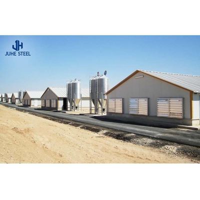 Structure préfabriquée en acier, écurie de bétail, hauteur de 2 à 10 mètres