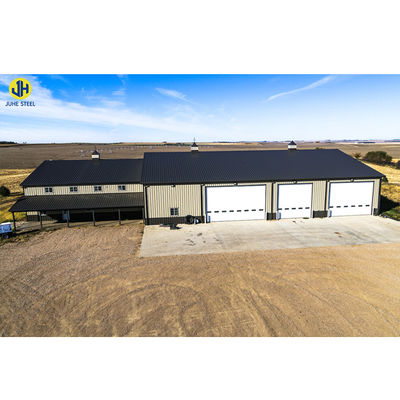 Q235/Q345B Bâtiments agricoles en métal avec logements Arènes de course préfabriquées